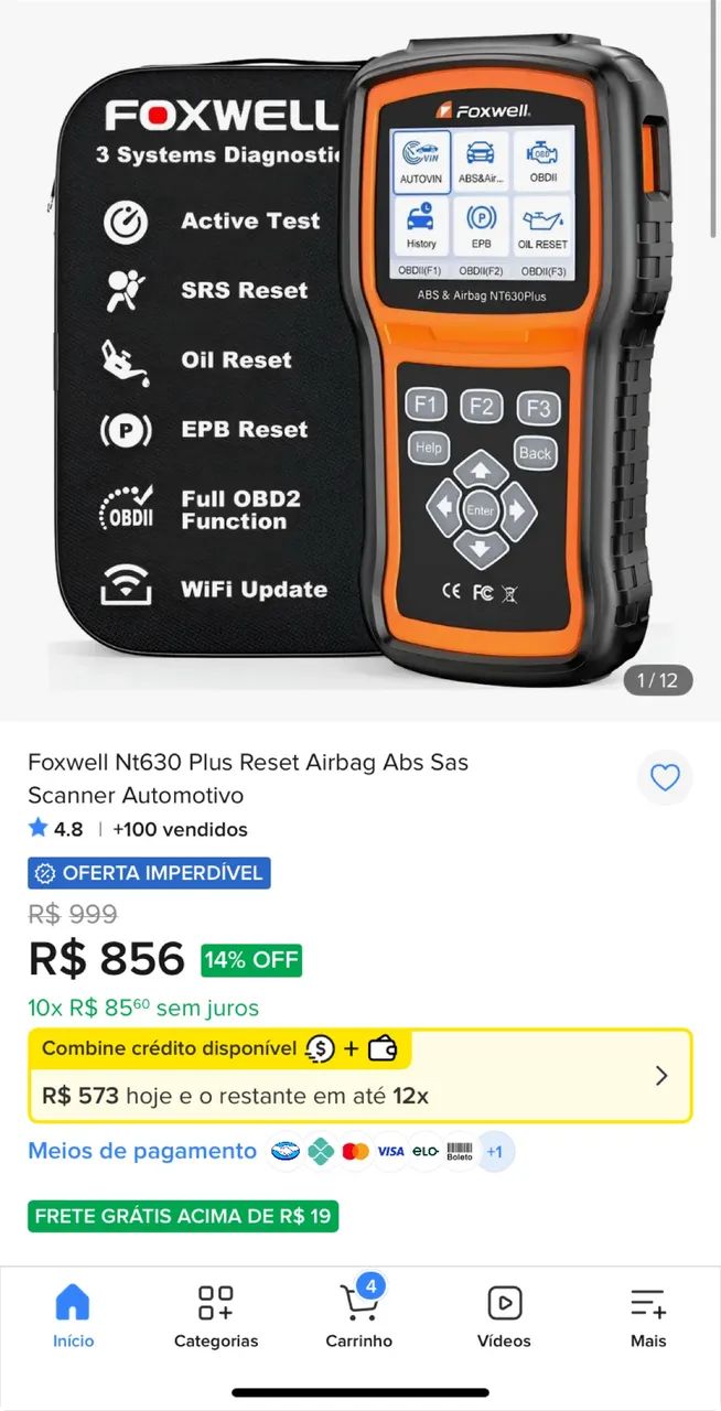 Scanner Foxwell NT630 Plus - Foto 5