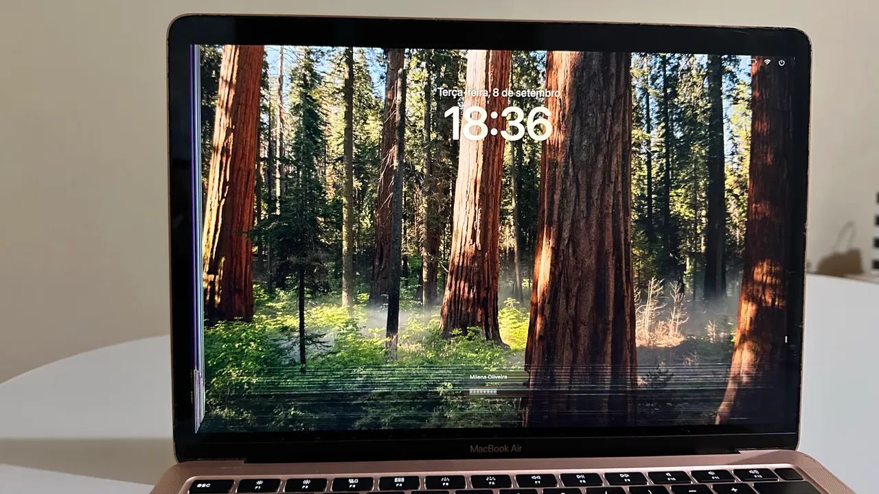 MacBook Air 13 2020 Intel Core i3 8gb RAM e 256gb SSD com Detalhe - Foto 3