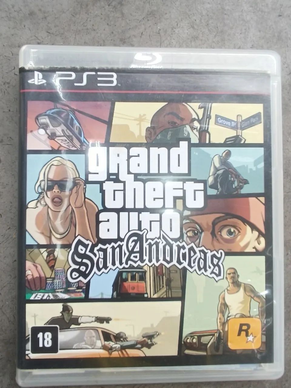 GTA San Andreas PS3 com mapa