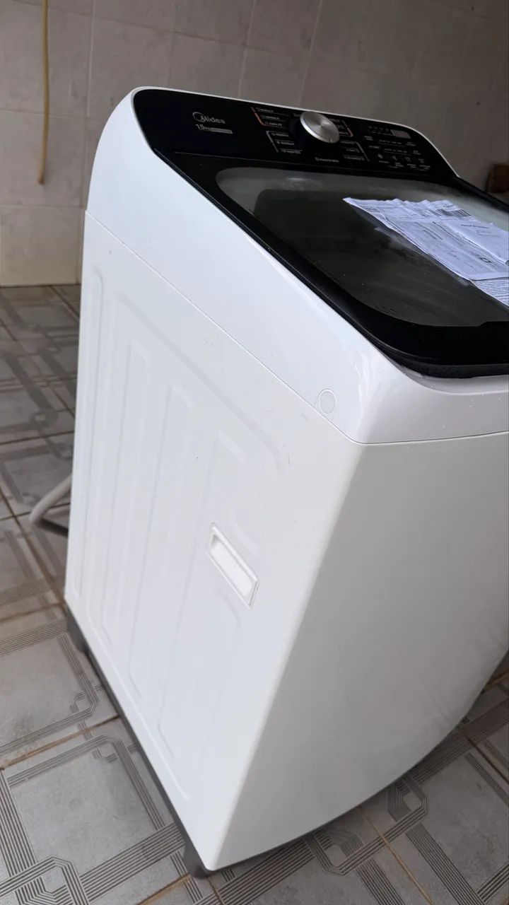 Máquina de lavar roupas midea nova 2 meses de comprada na loja  - Foto 4