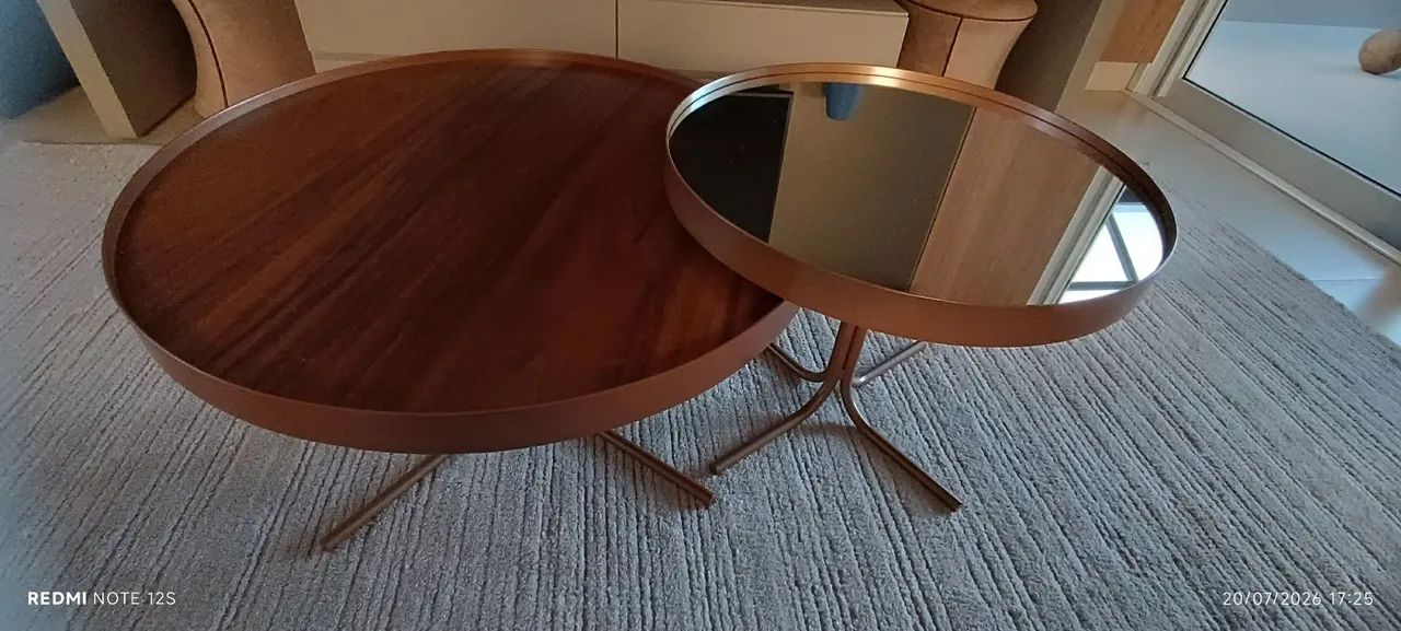 Conjunto mesa centro espelhada  - Foto 2