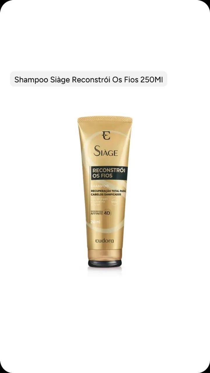 Eudora Siàge Combo - Shampoo + Condicionador + Óleo de Argan - Foto 2