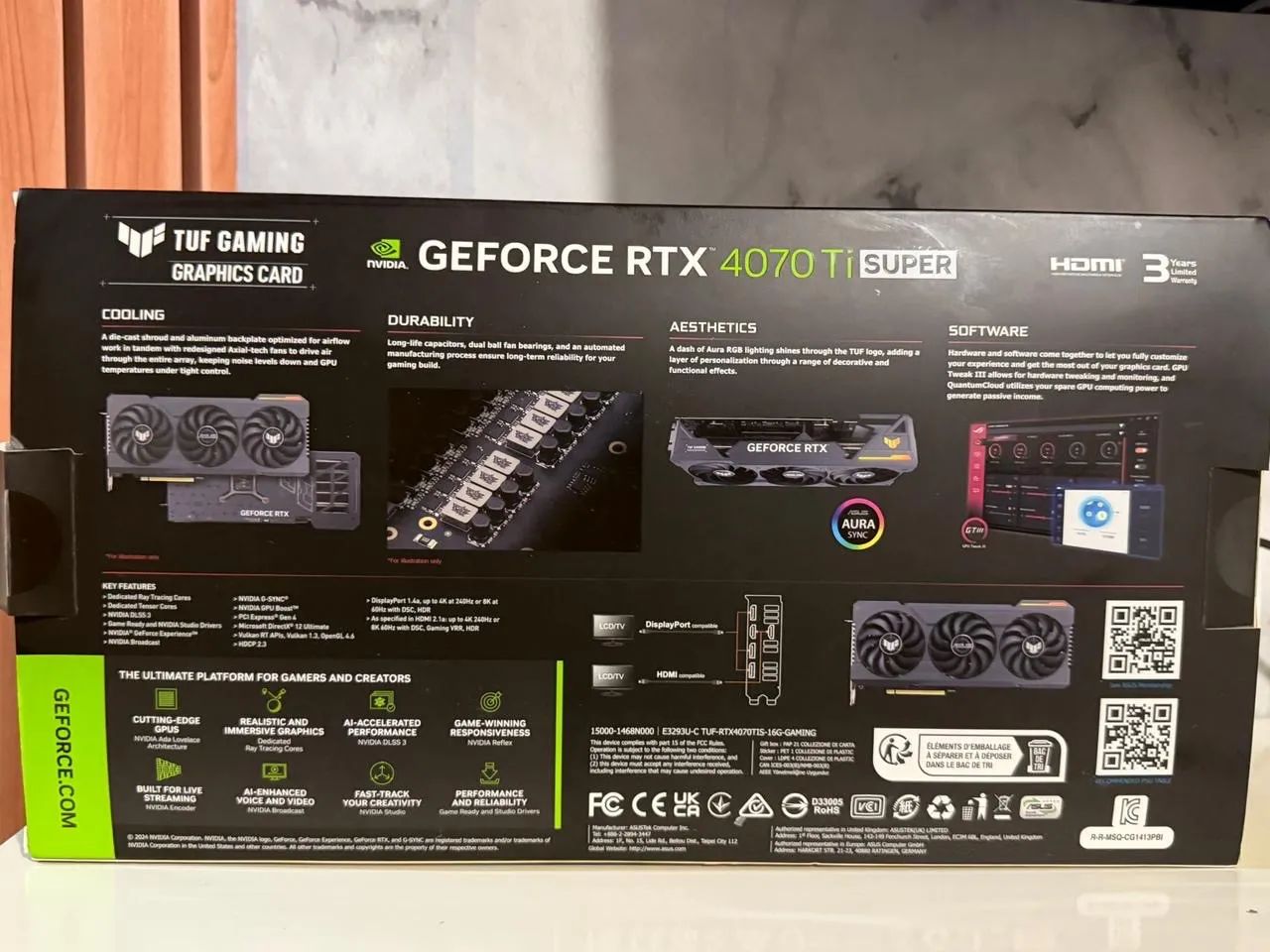 Placa de video Asus RTX 4070 Ti Super 16gb  - Foto 3