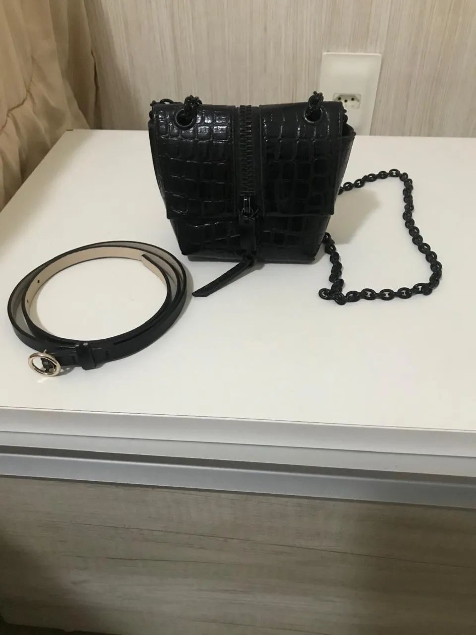 Mini bolsa Zara e John John - Foto 3