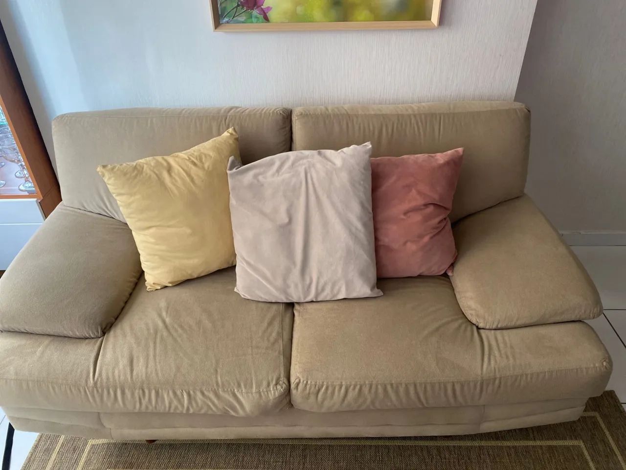 Sofá 2 lugares Suede  - Foto 2