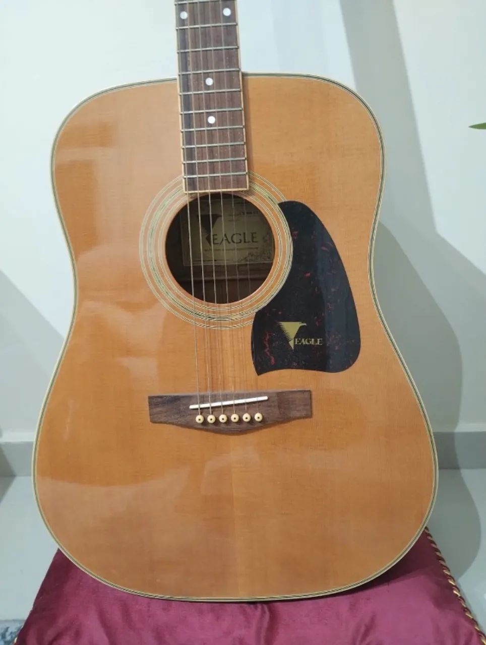 Violão Elétrico EAGLE FOLK CH888NT com cordas de aço - Foto 5