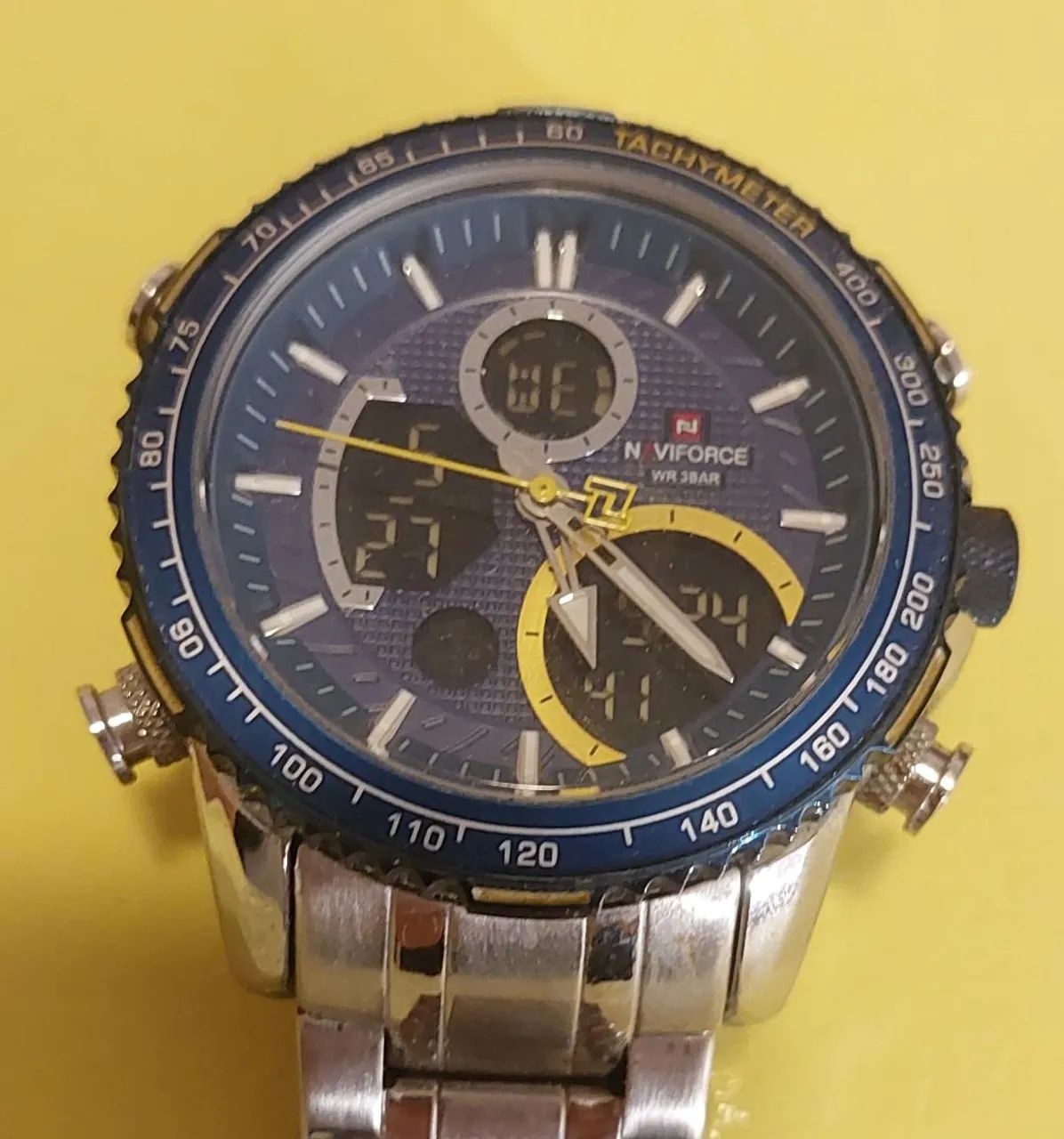 Relogio Naviforce aço inox 