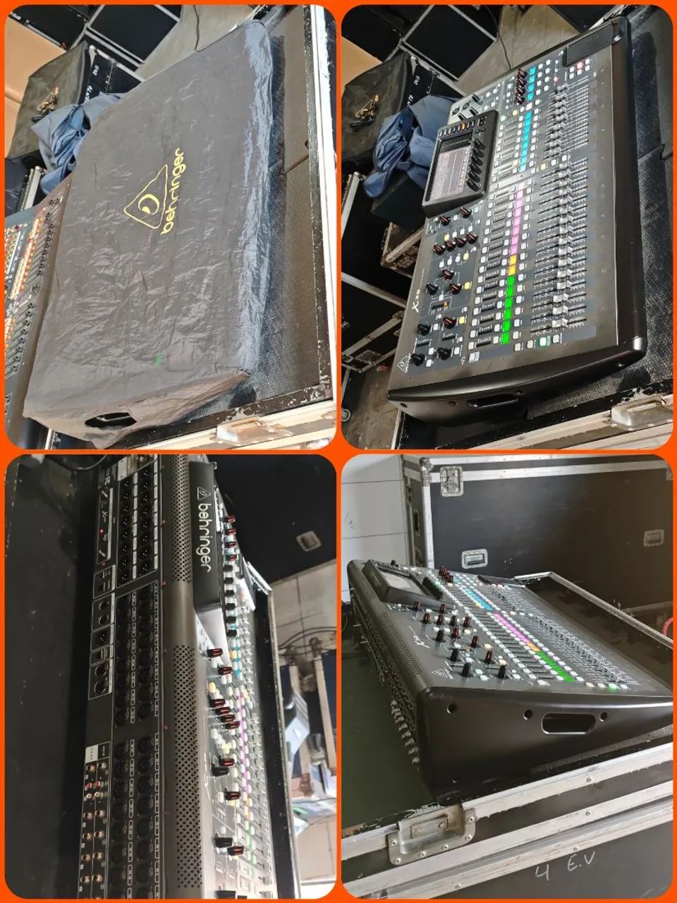 MESA DE SOM X32 FULL SEMI NOVA CASE