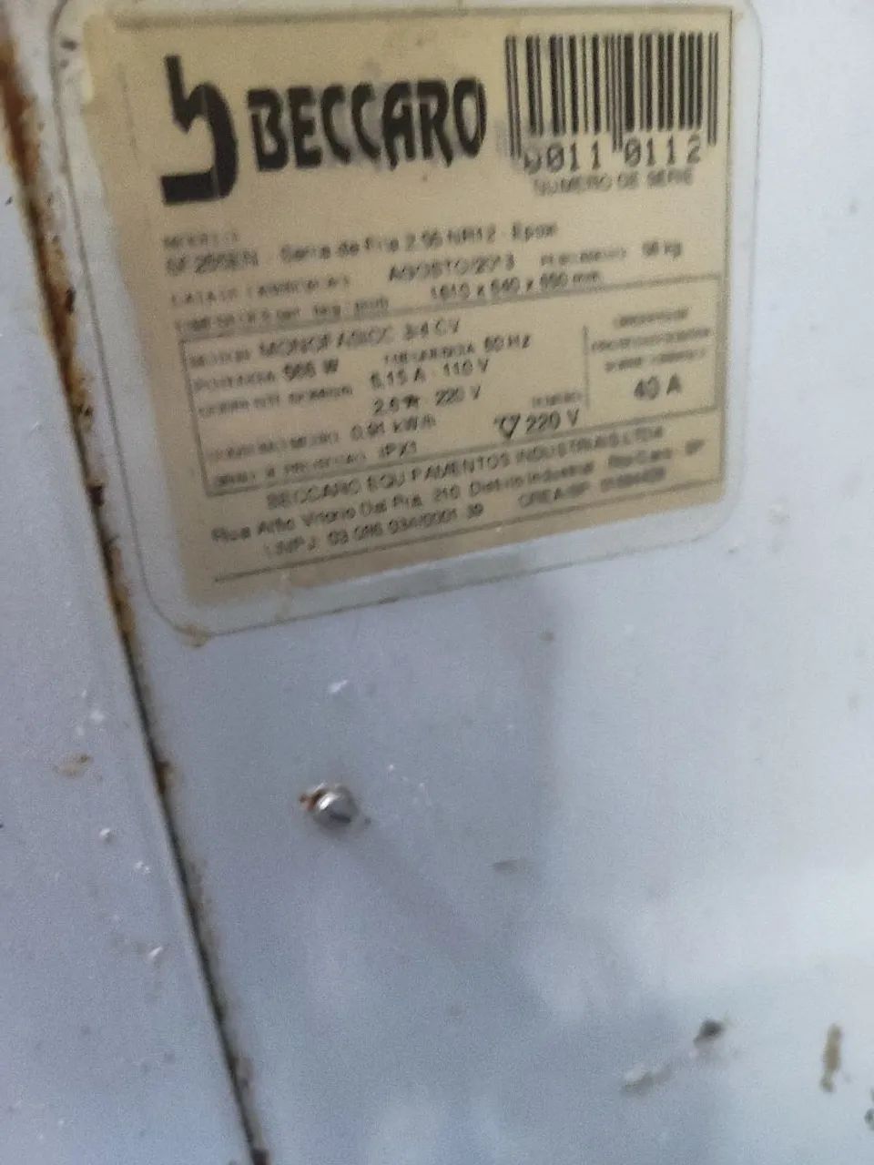 Serra fita beccaro lâmina 2.55 com nr12  - Foto 3