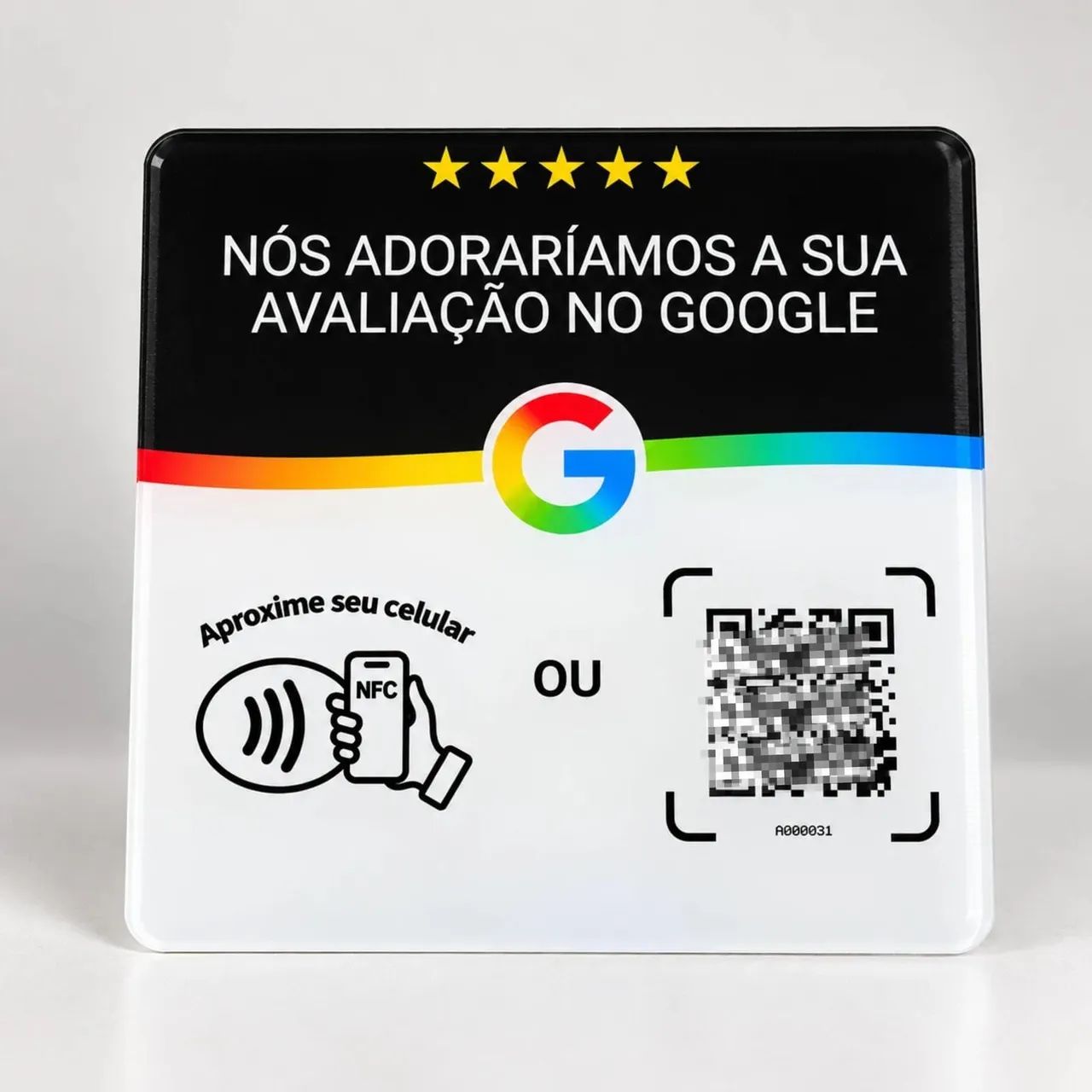 Placas Google NFC + QR Code<br>NFC + QR Code - Foto 3