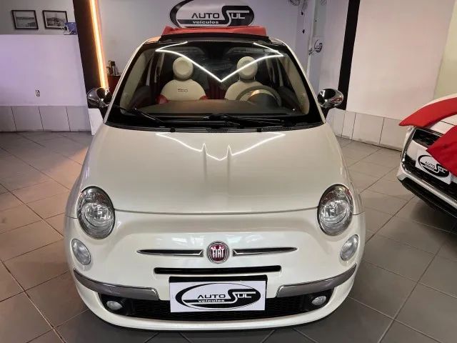 Fiat 500 Cabrio/ Coupe Gucci/flex 1.4 Aut. 2013 - Foto 4