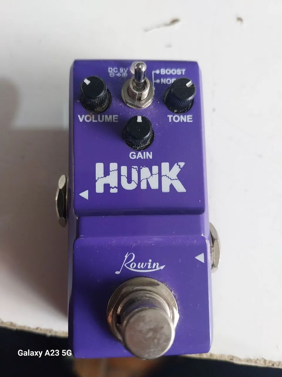 Pedal distorçao true by pass hunk tipo riot - Foto 2