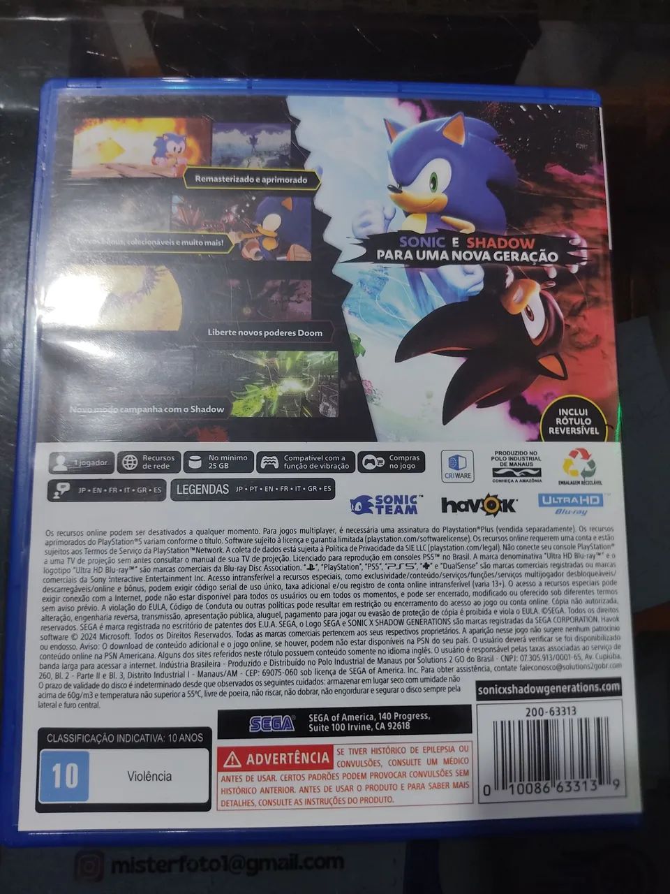 Sonic X Shadow Generations PS5  - Foto 2