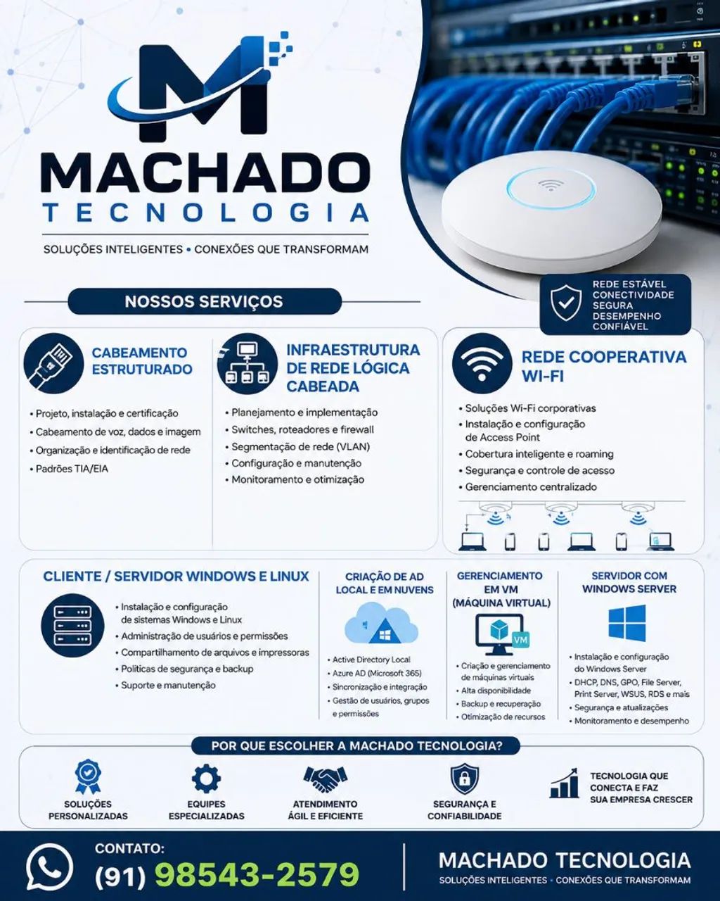 Machado Tecnologia ? Conectando você às melhores soluções. - Foto 3