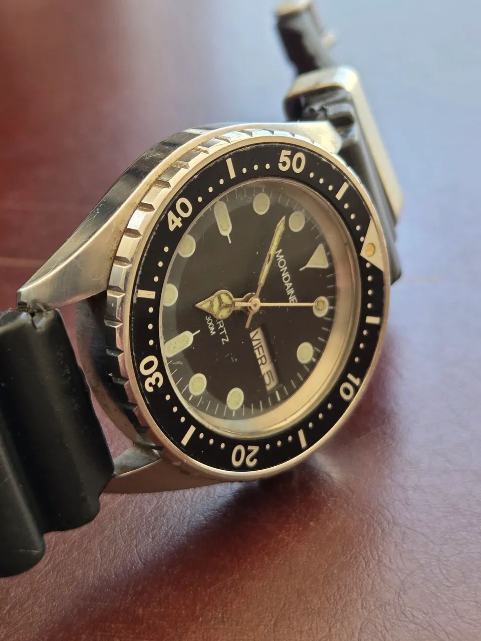 Raro Relógio Mondaine Diver 300m - Foto 2