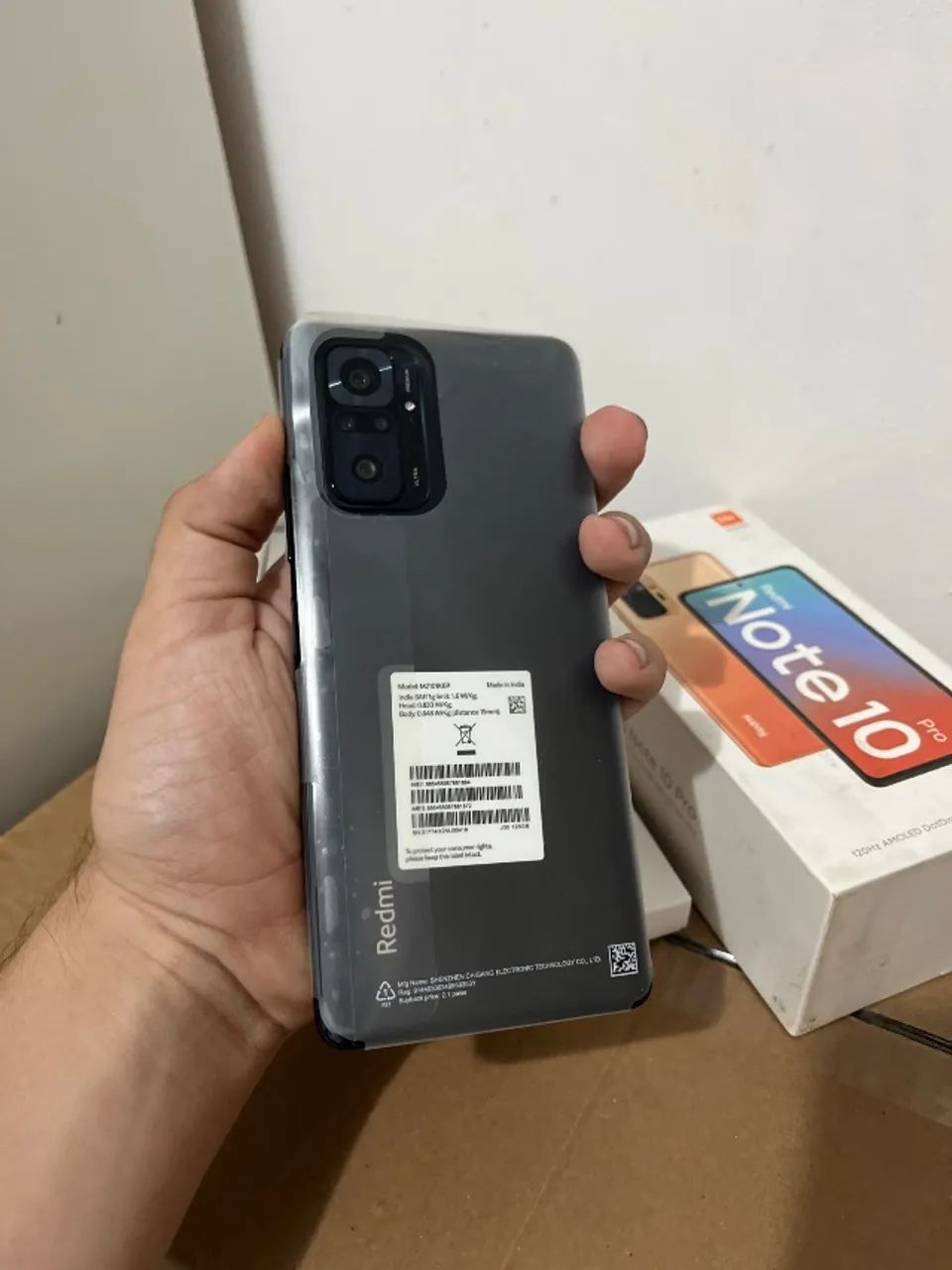 XIAOMI REDMI NOTE 10 PRO - NOVO, NUNCA USADO - Celulares e