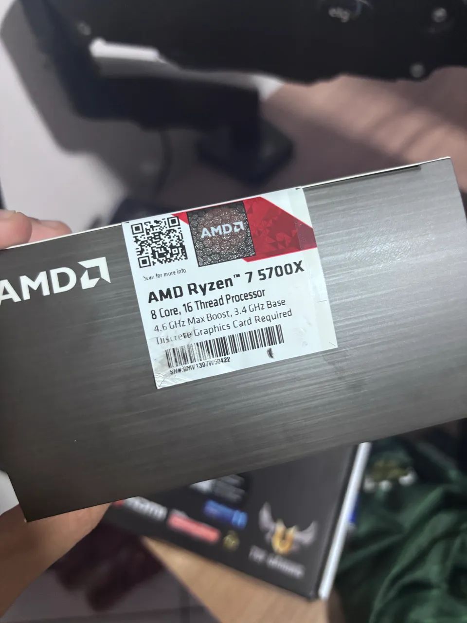 Ryzen 7 5700x, placa mãe b550m asus  - Foto 3