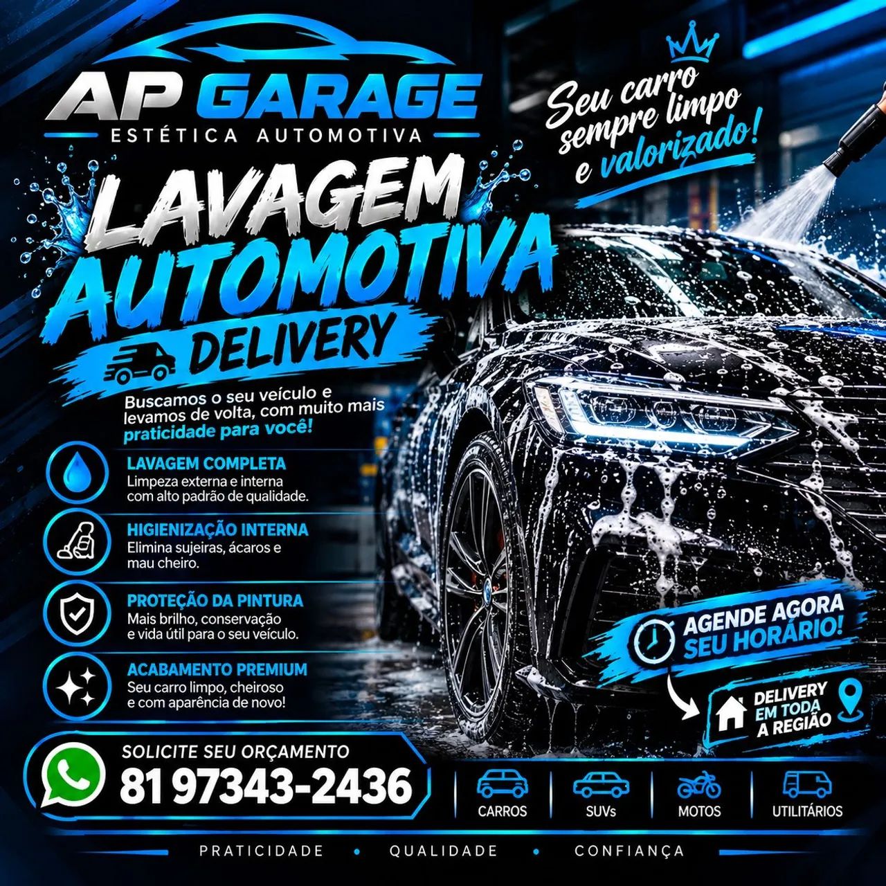 Lavagem Automotiva Delivery 