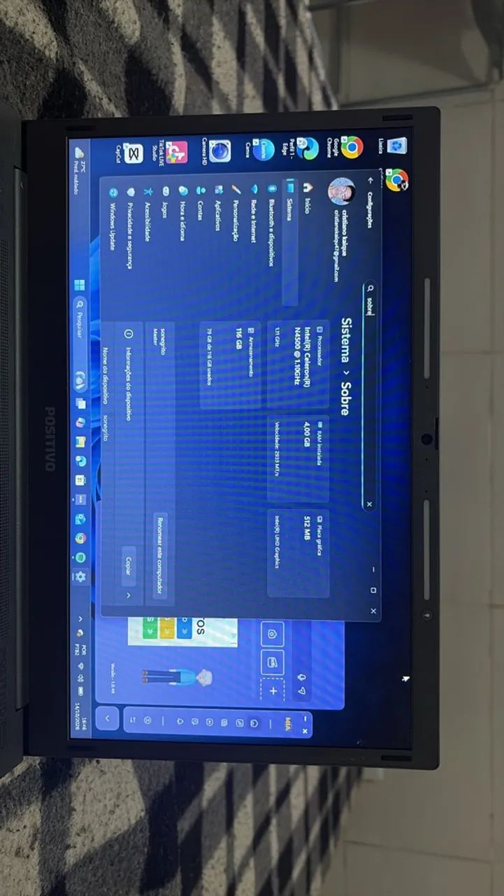 Notebook Positivo seminovo ? Excelente estado - Foto 3