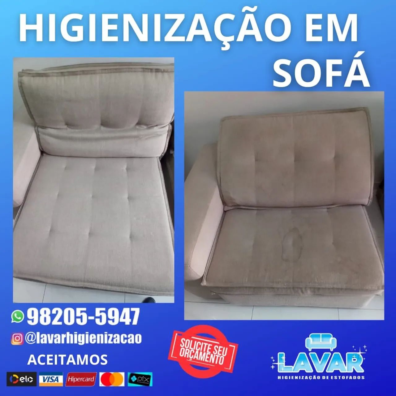 Lavagem e higienização de sofá e cama  - Foto 2