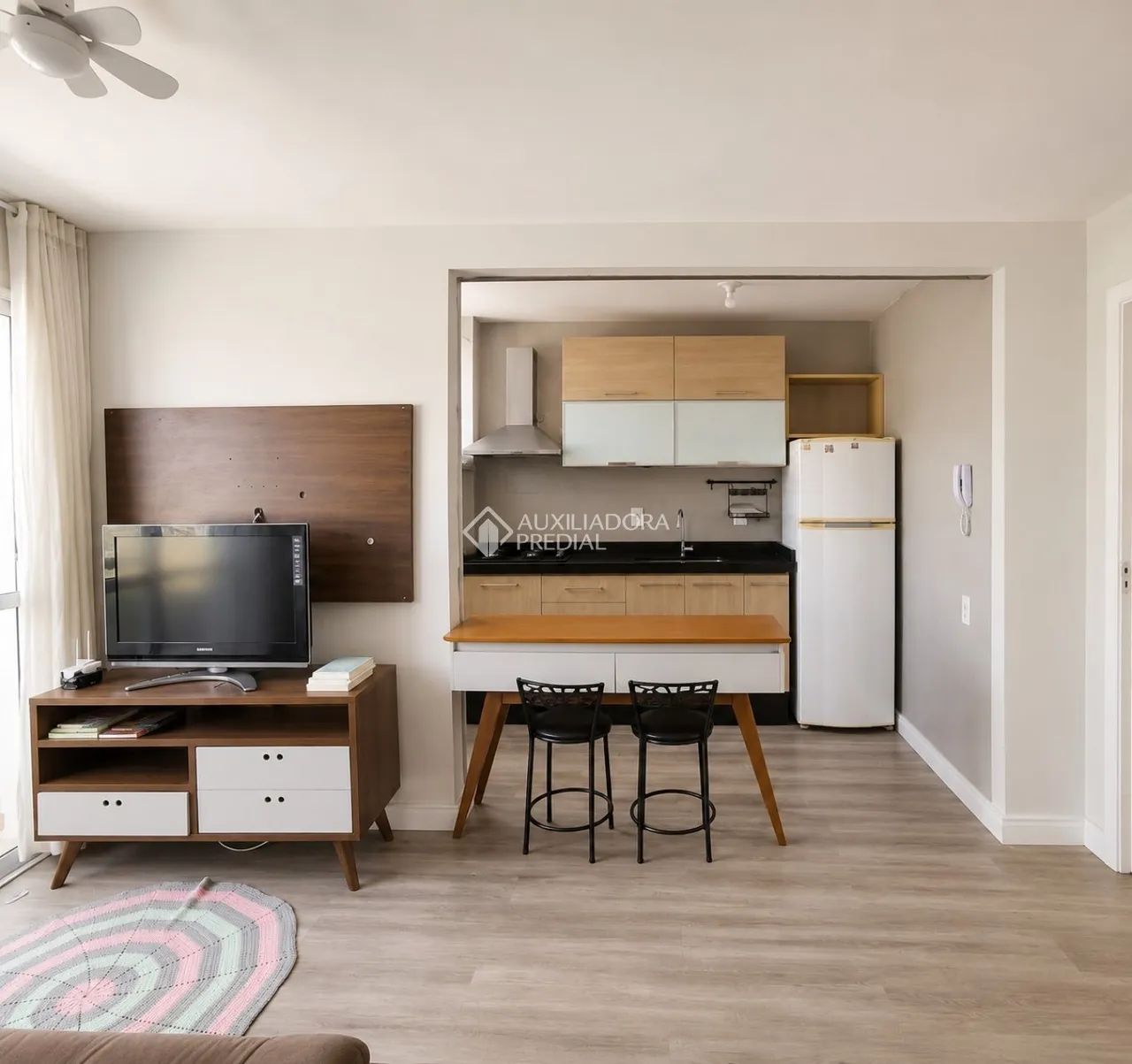 Apartamento 2 dormitórios mobiliado para locação na Palhoça. - Foto 4