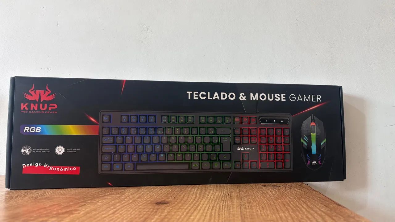 Kit Teclado e Mouse Gamer RGB - Foto 2