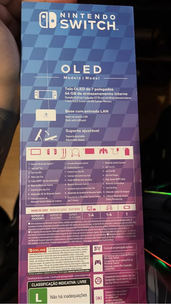 Nintendo switch oled 64g  - Foto 4