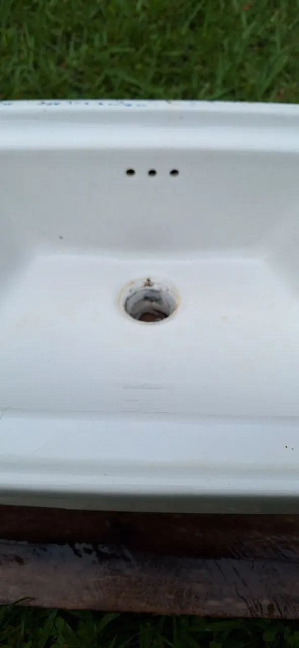 Pia / lavatório branca retangular - Foto 5