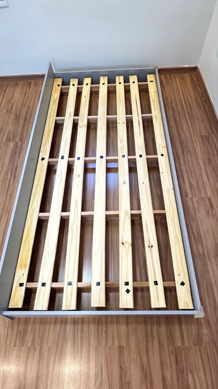 Cama Montessoriana Solteiro - Cinza  - Foto 2