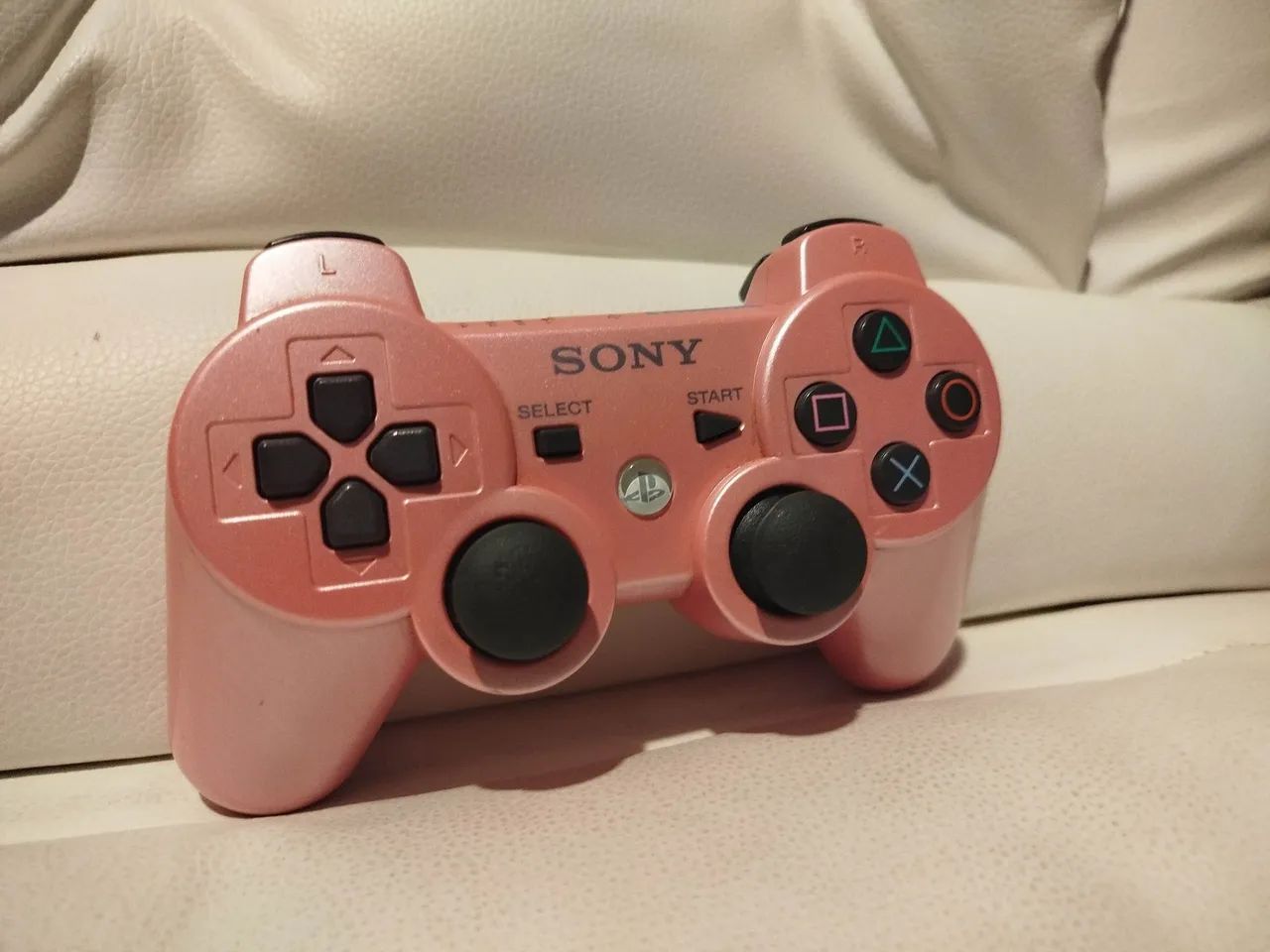 Controle ps3 rosa original 