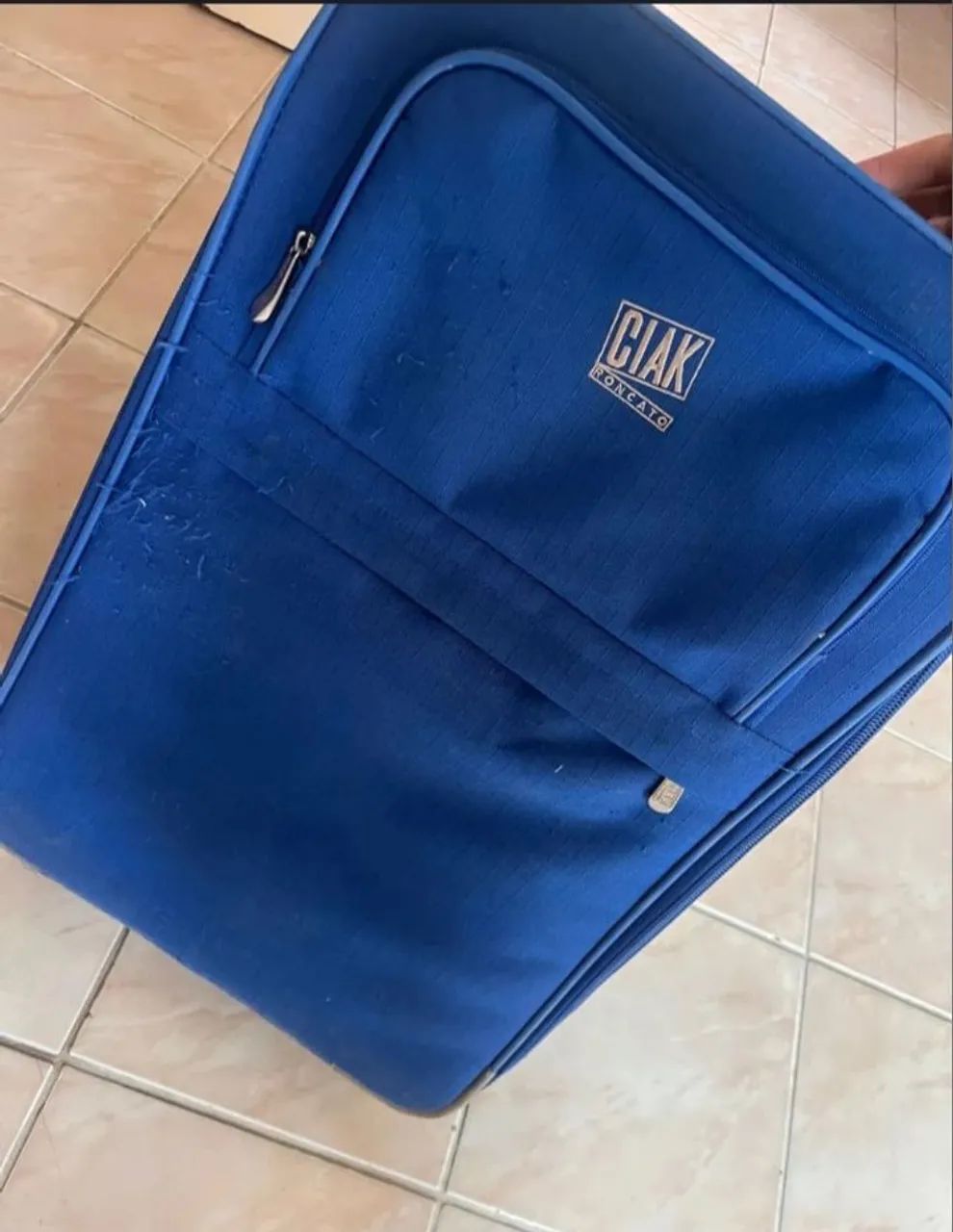 Mala De Viagem Grande 32kg tecido Excelente 