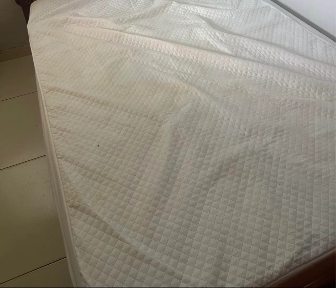 Vendo colchão de casal capa proteção  - Foto 2