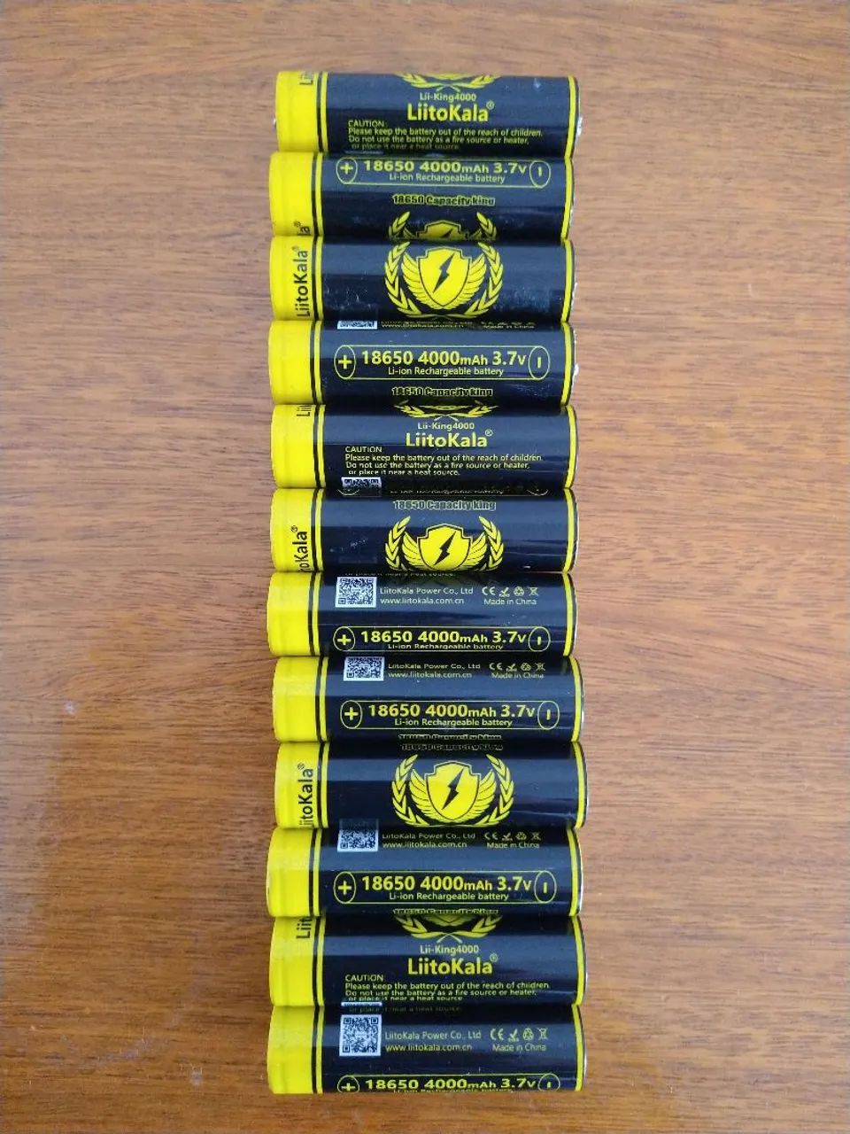 Kit 12 Bateria 18650 LiitoKala Lii-King4000 4000mAh  - Foto 2