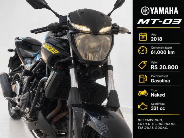Yamaha MT-03 321/abs 2018