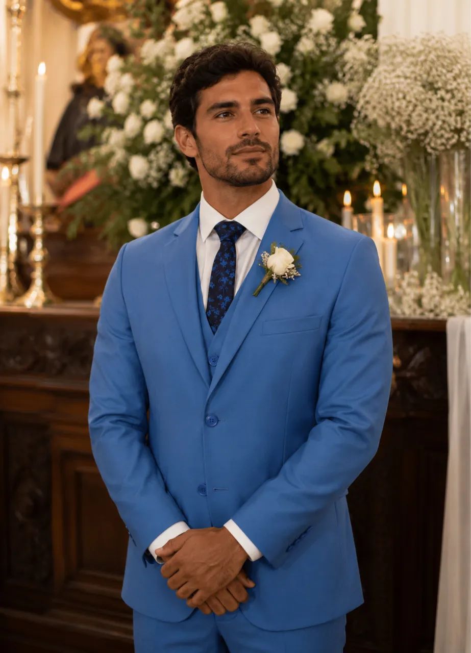 Terno slim para casamento