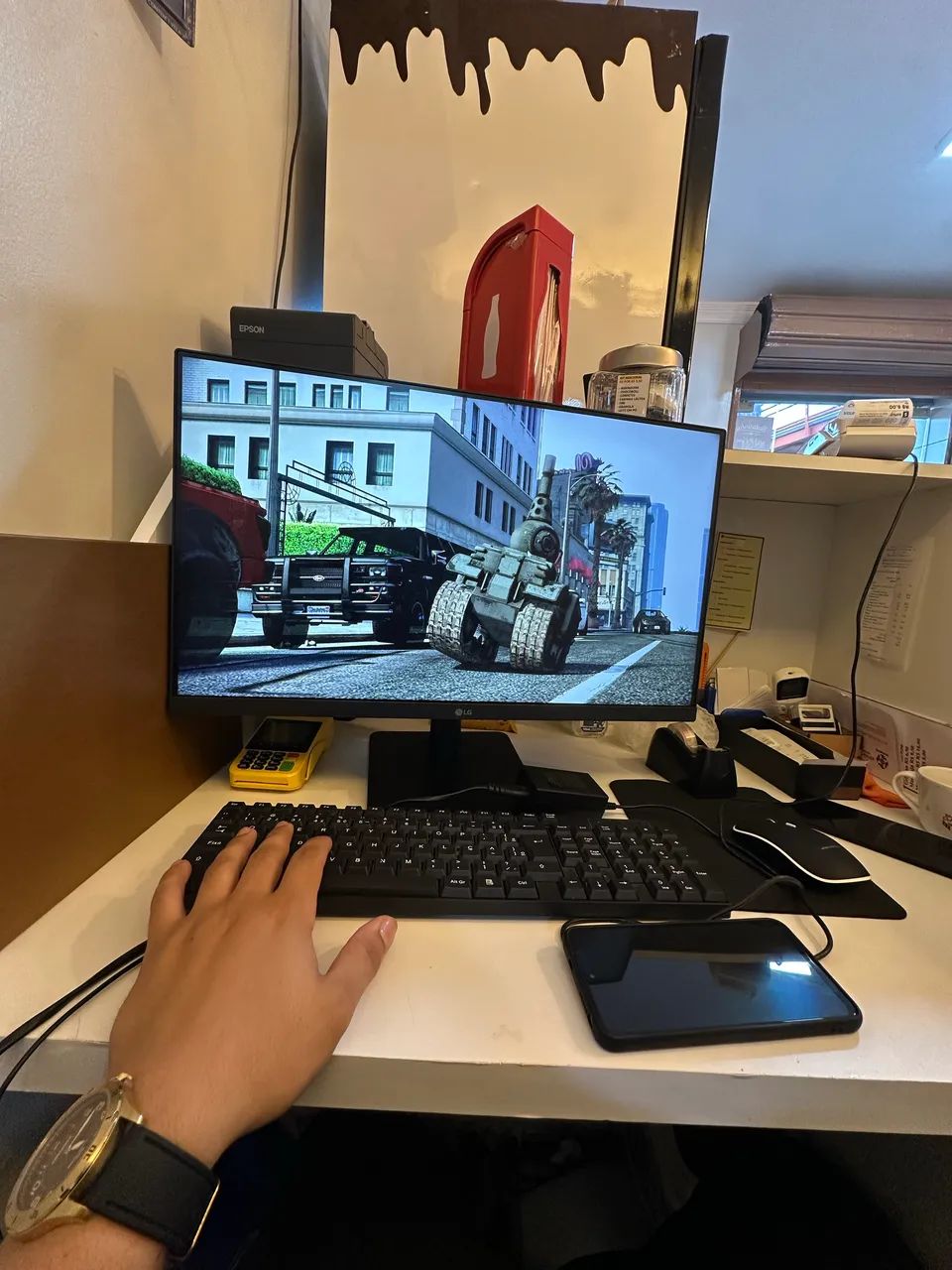 1. PC Gamer Ryzen 5 4600G | 16GB RAM | SSD 240GB + Monitor LG 24? 100Hz - Foto 3