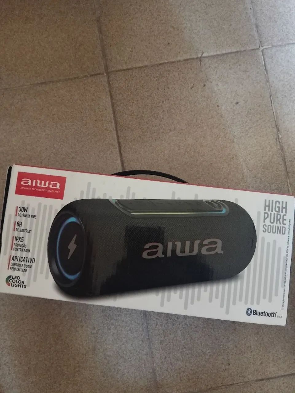 Caixa de som Aiwa Speaker IPX5 NOVA - Foto 2