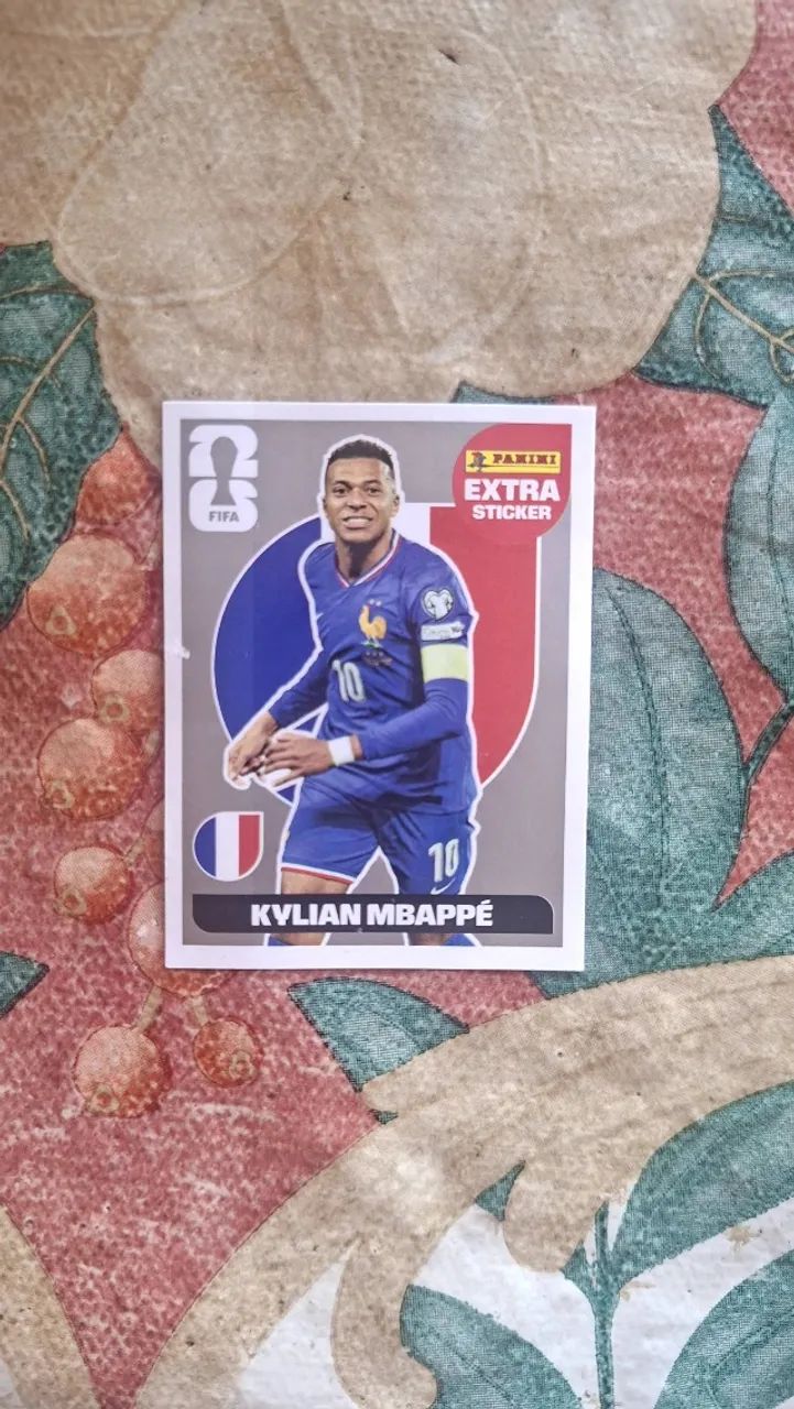 Figurinha da copa premiada prata