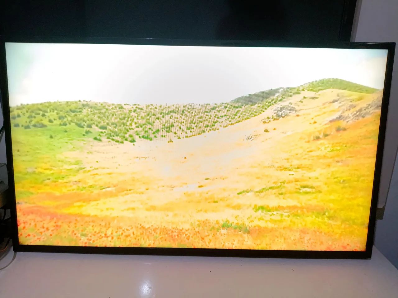 Tv 55 polegadas Samsung 4k Smart internet e controle 