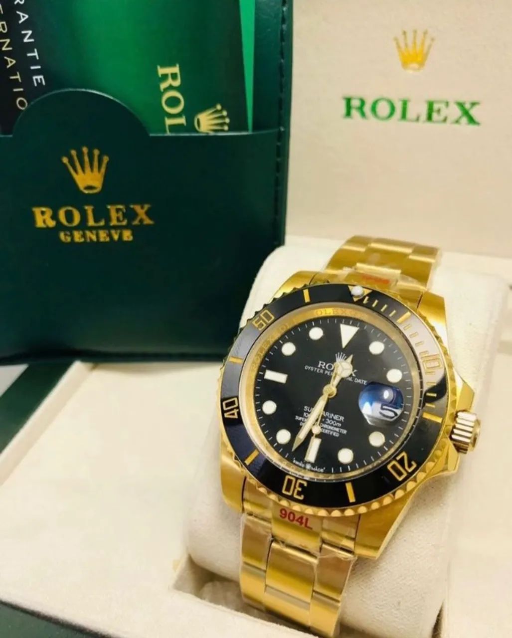 Relogio Rolex Masculino Automático + Caixa com certificados