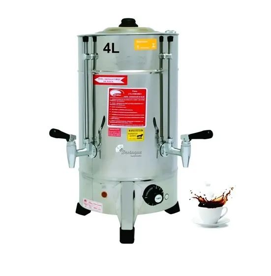 Cafeteira Industrial Elétrica Inox 4 Litros Consercaf  - Foto 2