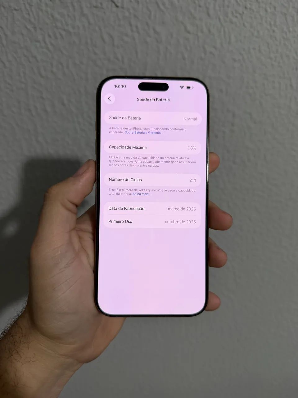 IPHONE 16 PRO MAX 256GB - MENOS DE UM ANO DE USO - Foto 5