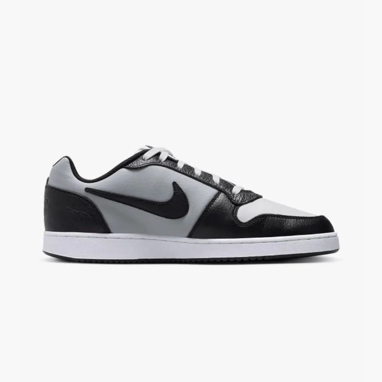 Tênis Nike Ebernon Low White Black Wolf Grey - Foto 2