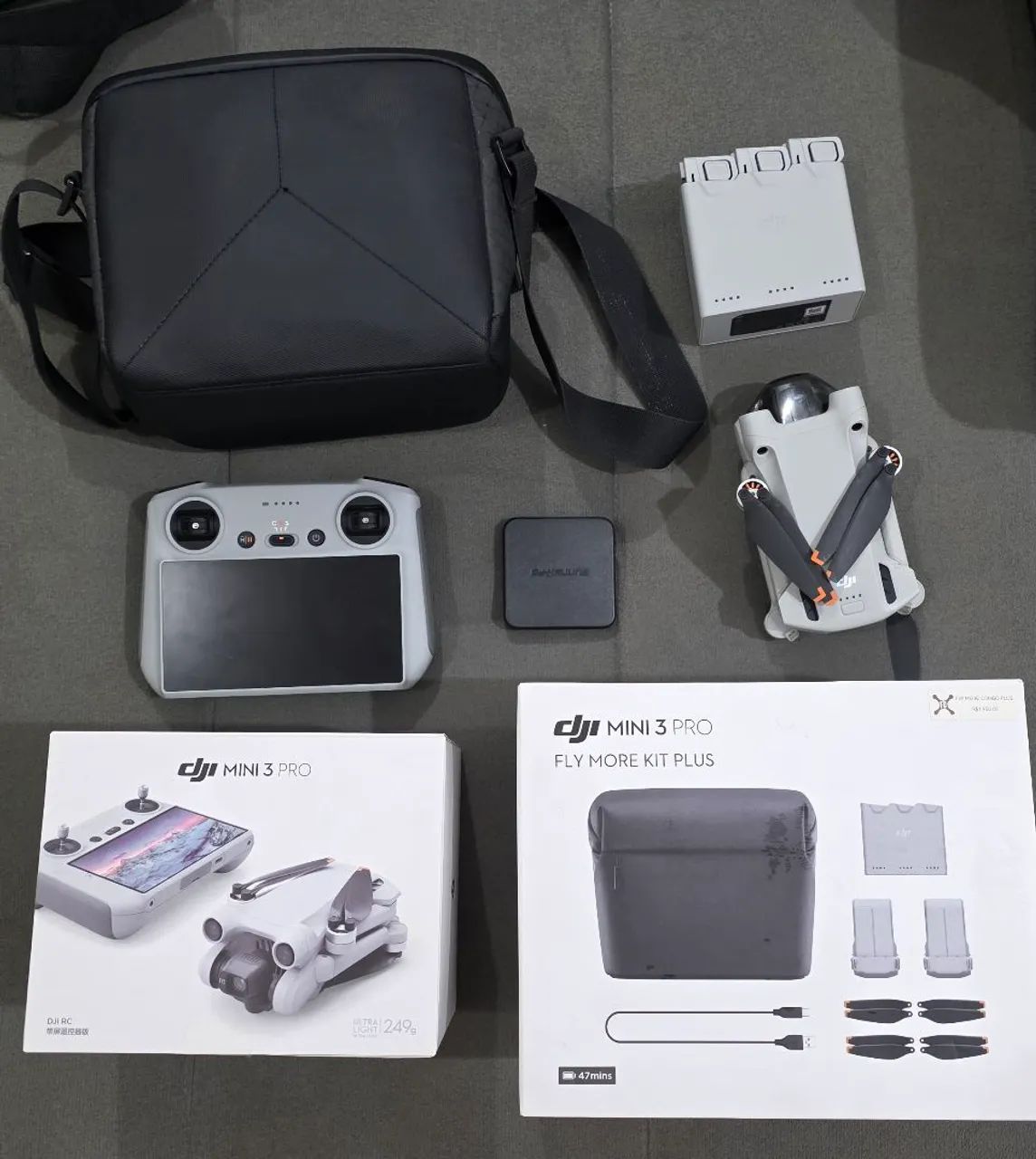 Drone DJI Mini 3 PRO + Kit Plus Fly More + Kit Filtros ND