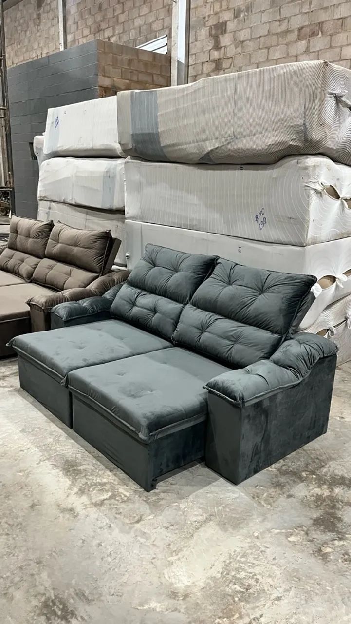 Sofá retrátil reciclável 2.00 metros $1300