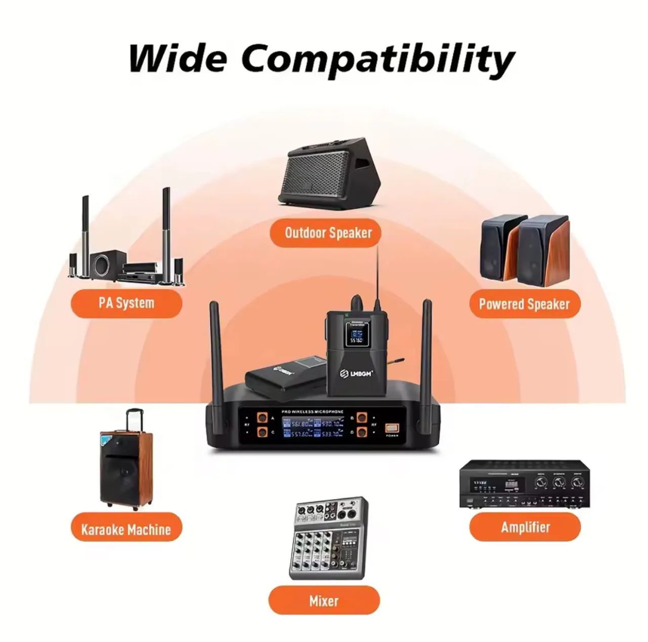 Kit com 4 microfones auriculares headset - LMBGM d44h  - Foto 5