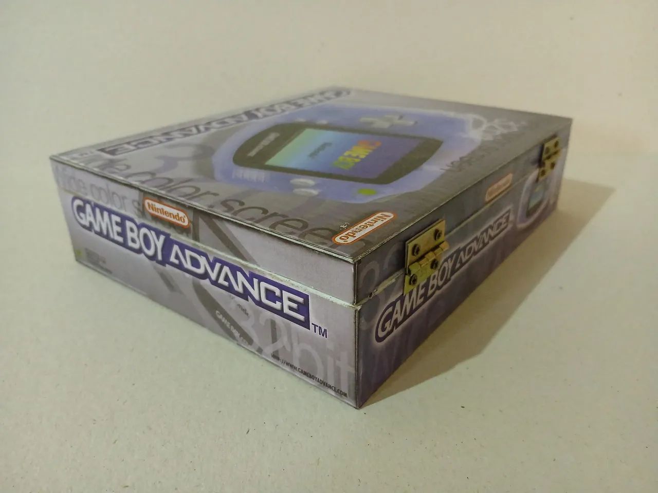 Caixa organizadora Game Boy Advance em madeira.  - Foto 3