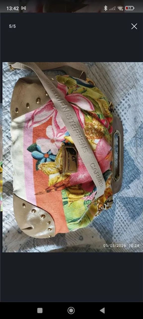 Bolsa Carmem Steffens vintage  - Foto 4
