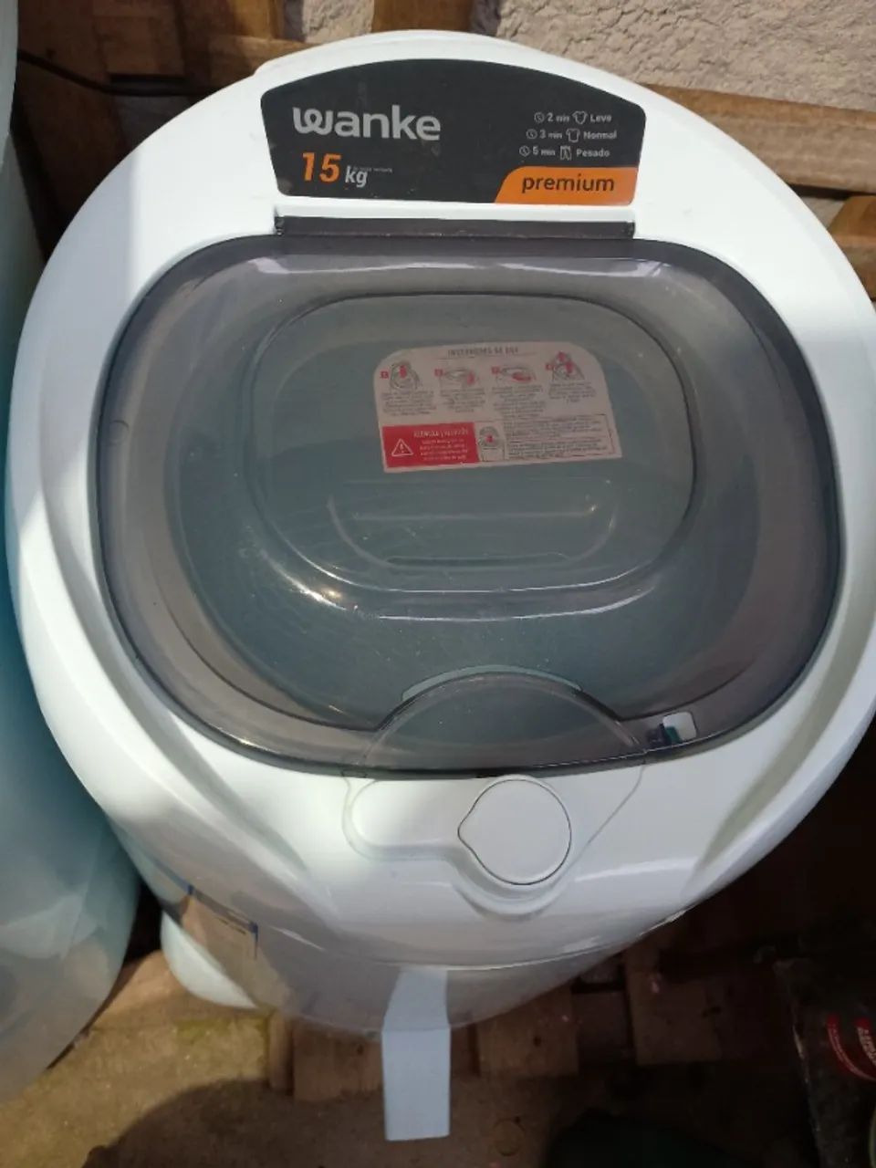 Máquina de lavar e centrífuga 