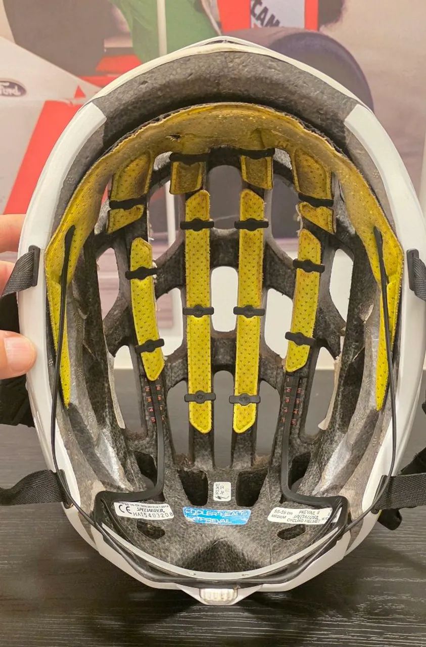 Capacete specialized prevail 2 Medium Branco - Foto 5